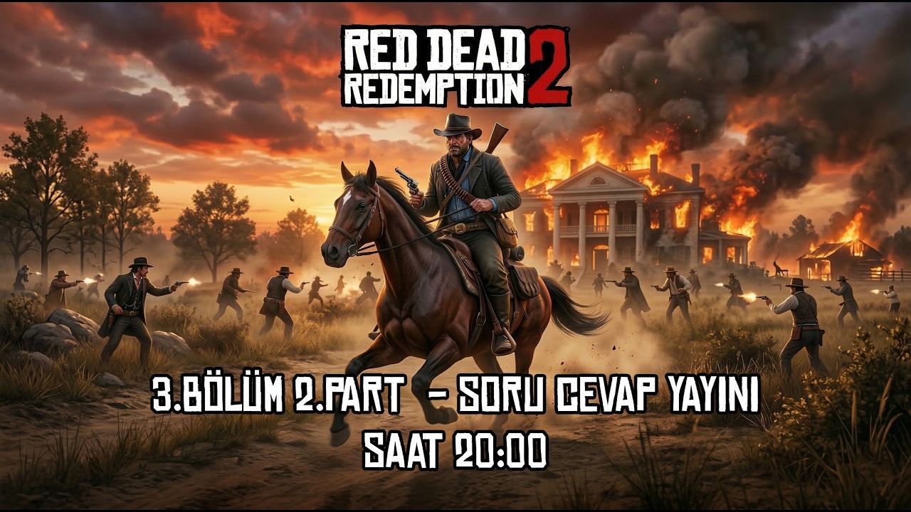 Red Dead Redemption 2 Hikaye Modu - Canlı Yayın - Bölüm 3 - Part 2