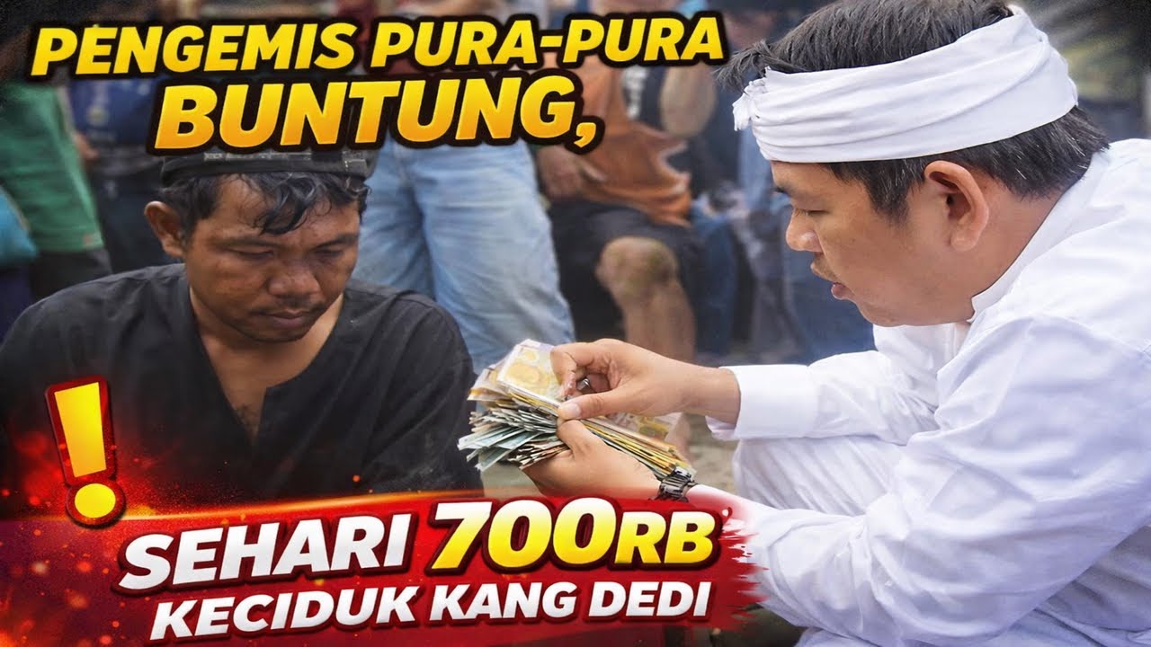 PENGEMIS SEHARI 700RB ⁉️ KECIDUK KDM PURA-PURA BUNTUNG ⁉️NGE-LEM 41BON 😱