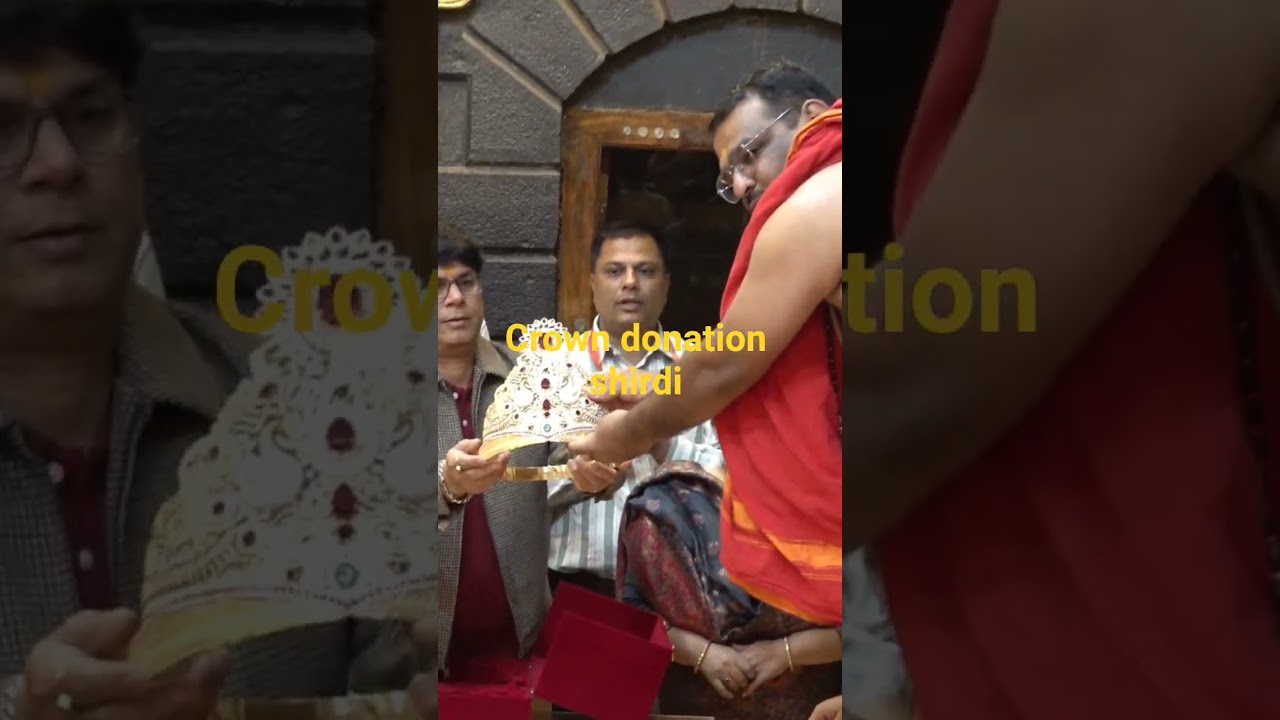 crown donation shirdi 1-1-2026