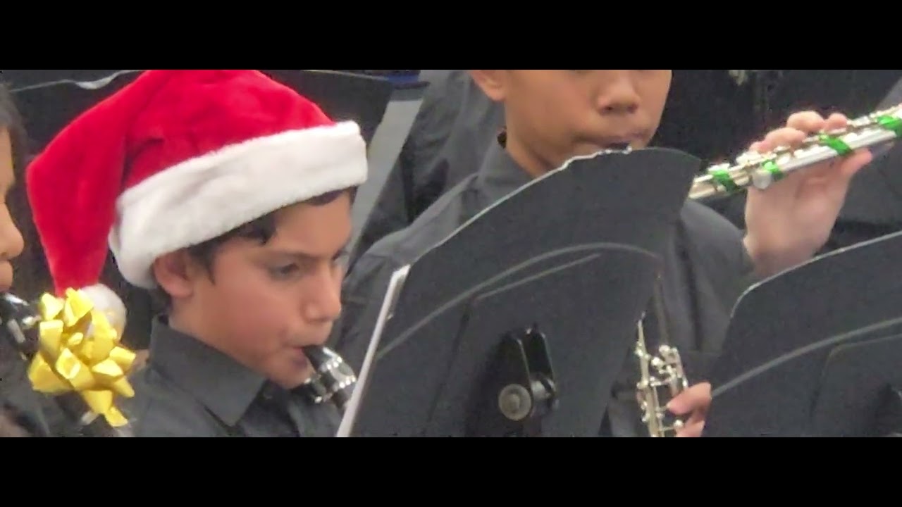Kristian  playing clarinet