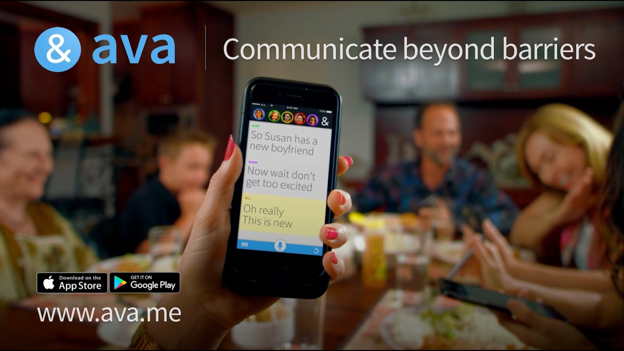 Introducing Ava: 24/7 accessible conversations with deaf & hard-of-hearing people.