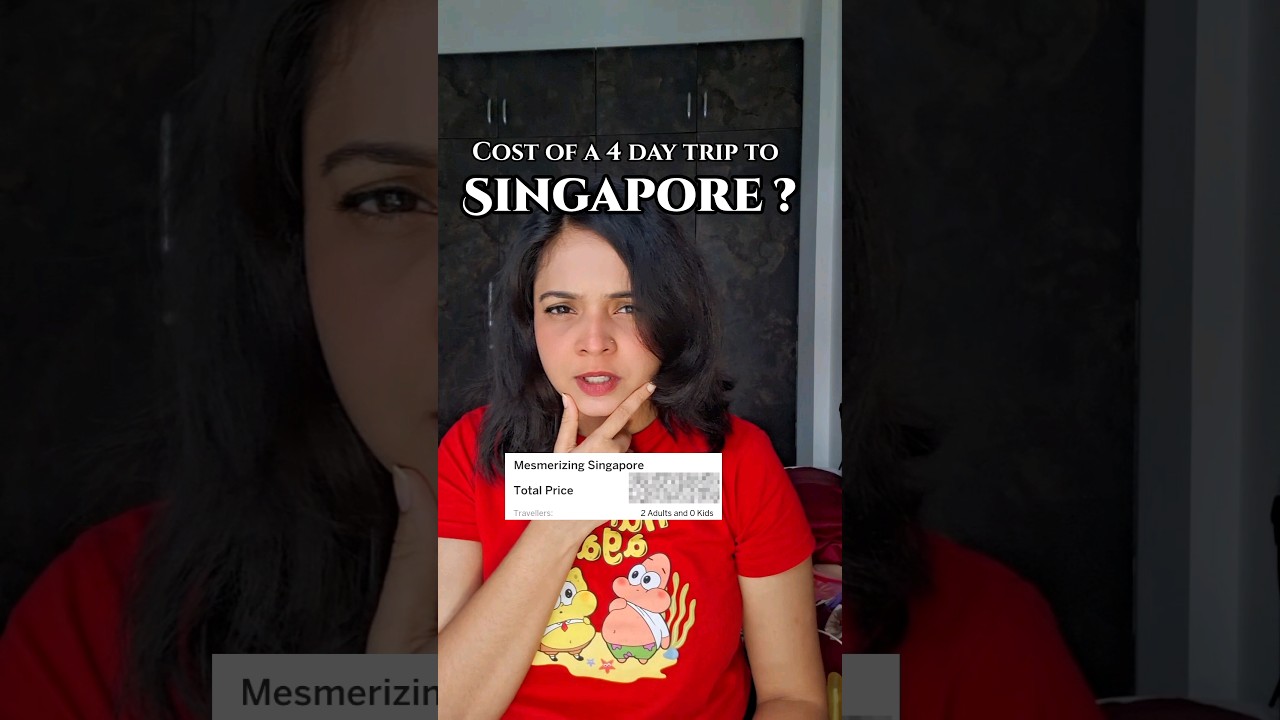 Cost of Singapore trip| How to find the total cost of Singapore trip 