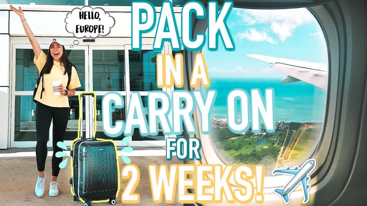 How To Pack in a Carry On for 2 Weeks! What I Bring & Packing Tips! | Jeanine Amapola