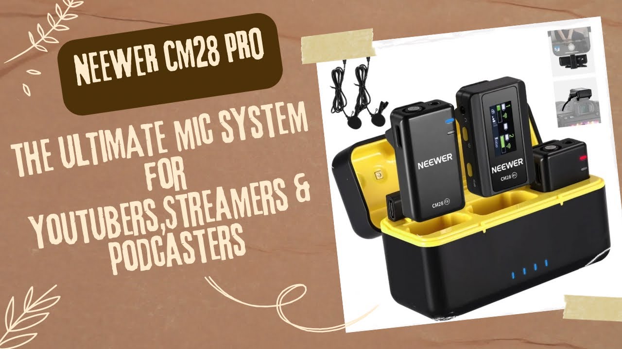 Беспроводная петличная микрофонная система NEEWER CM28 PRO || Pink Gaey 🩷 @NeewerOfficial #neewer