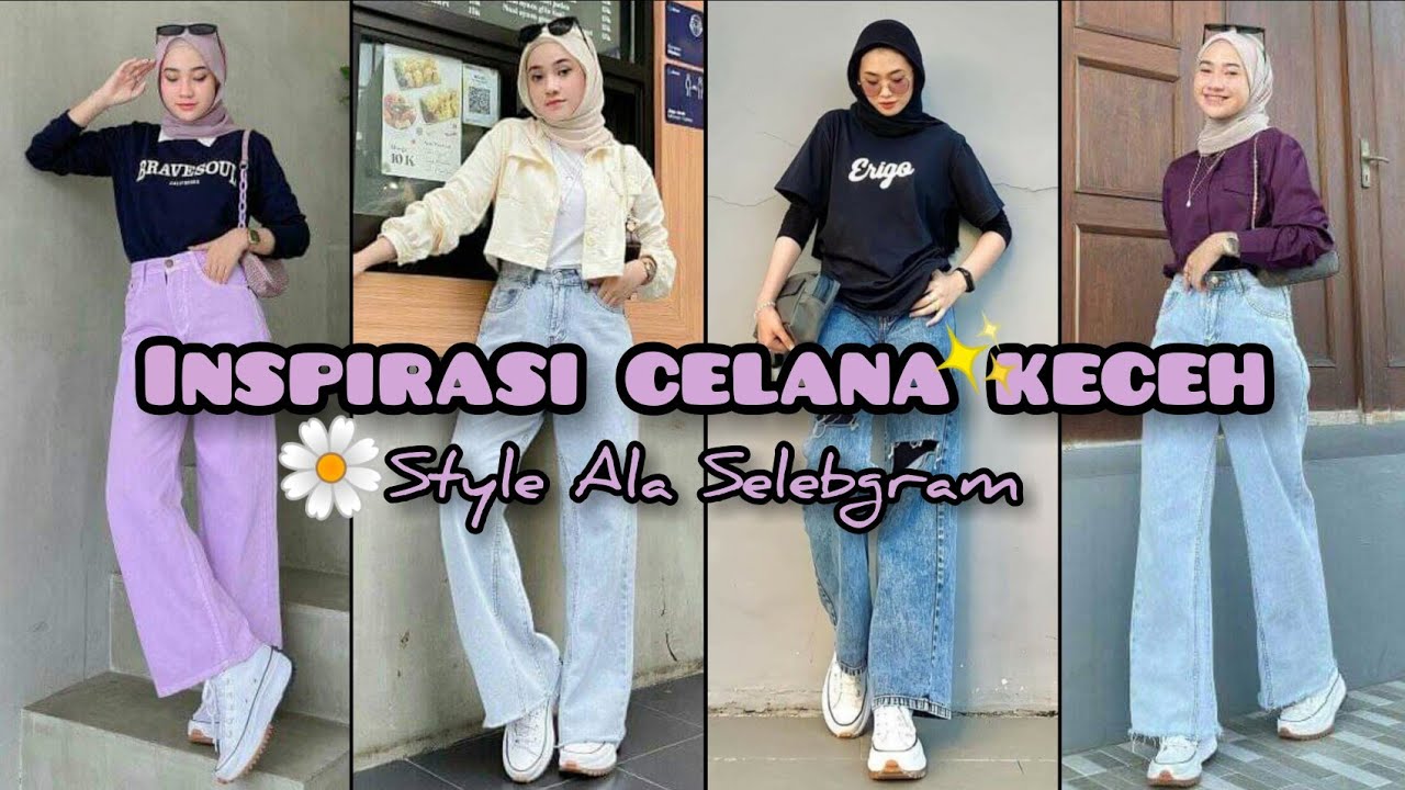 OOTD Hijab Remaja✨|| Menggunakan Celana Kekinian🌼