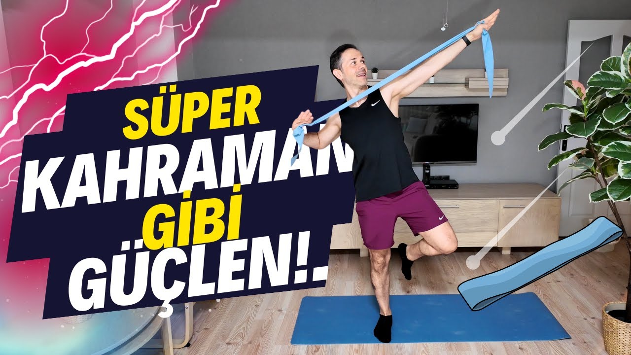 Süper Kahraman Gibi Güçlen! | Direnç Bandıyla 40 Dakika Tüm Vücut Pilates