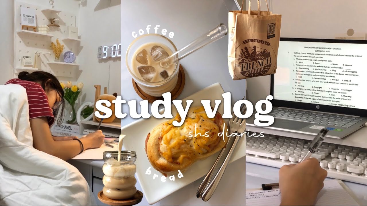 a productive study vlog🌷new setup, lots of tasks, morning walks, night study