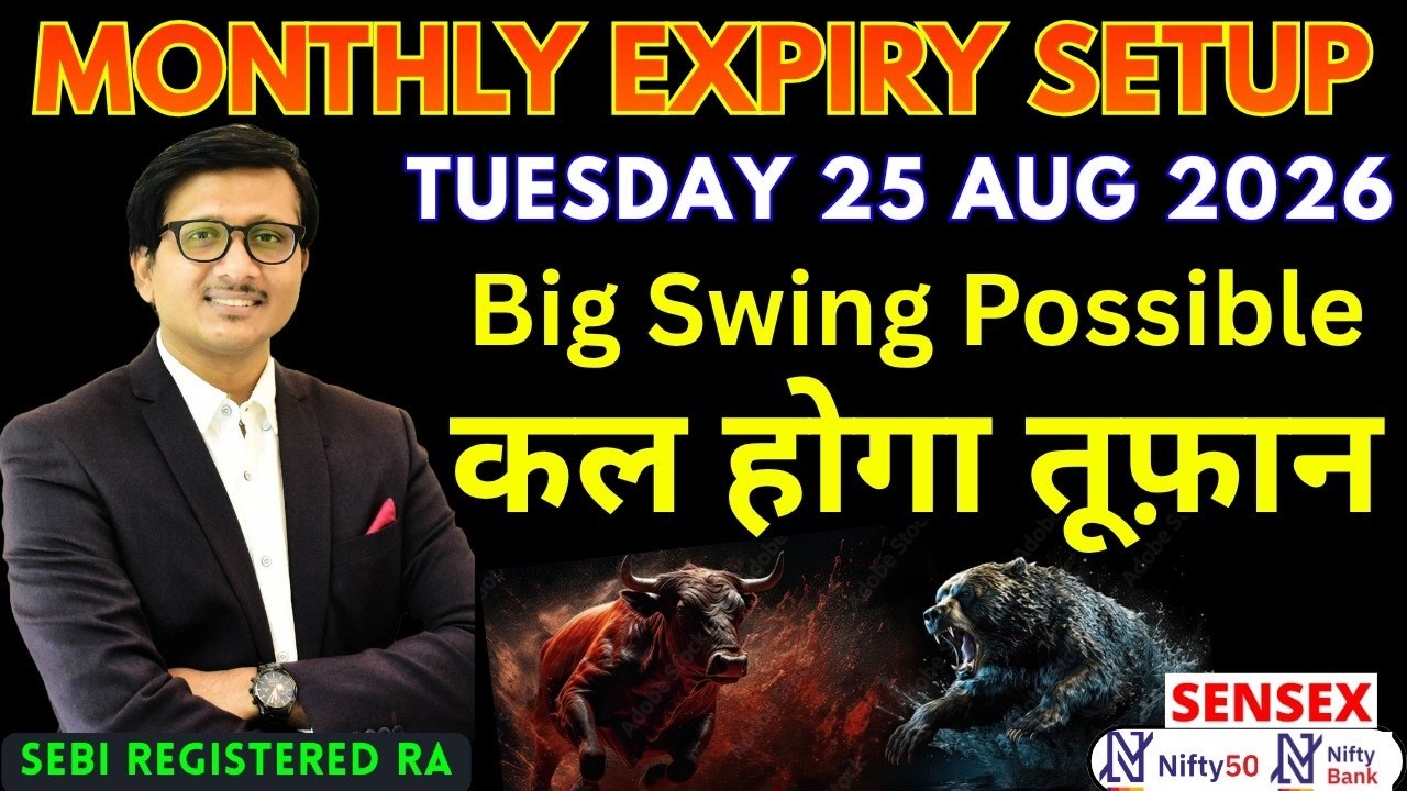 Nifty Prediction Sensex Analysis for Tomorrow TUESDAY 25 AUG 2026 | Nifty 50 Bank Nifty Tomorrow
