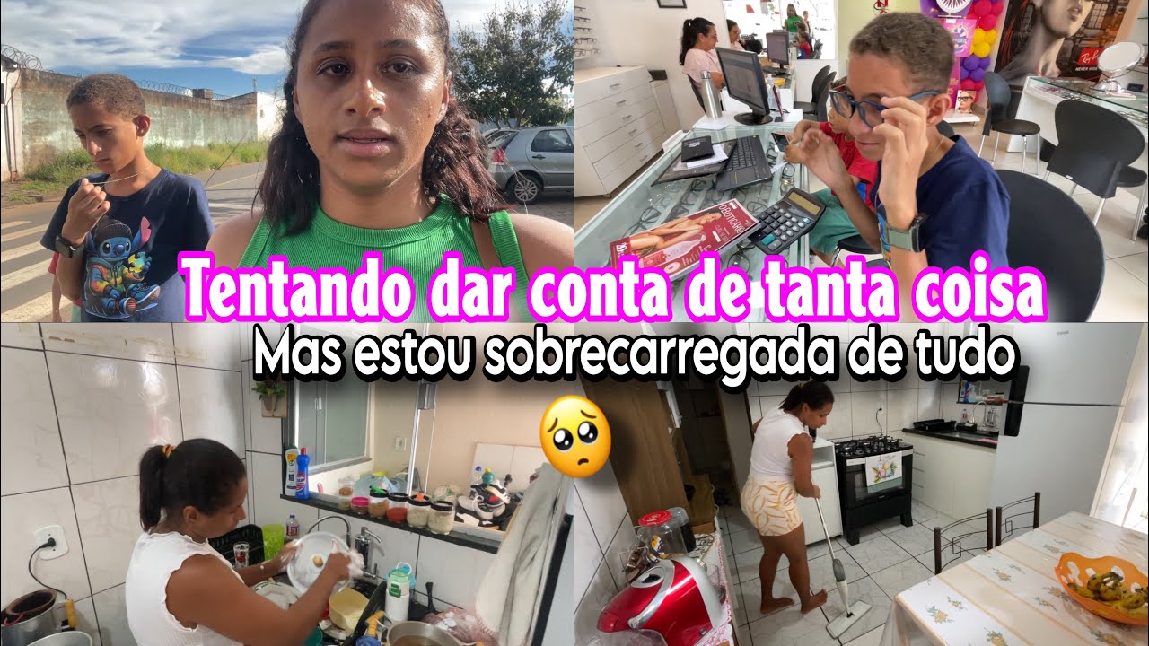 Tentando Dar Conta de Tudo😮‍💨Mas Estou Sobrecarregada || Realidade de uma Mãe Solo