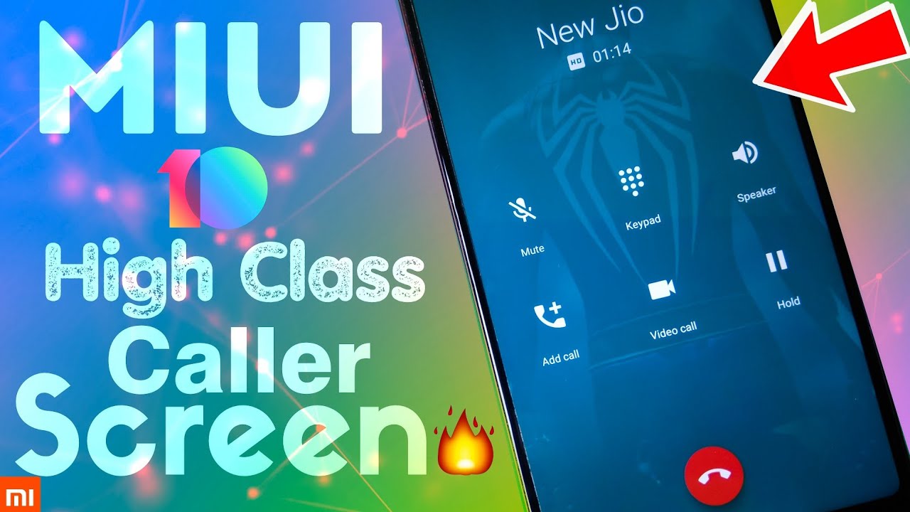 MIUI 10 Change Incoming/Outgoing Calling Screen !  BEST CALLER SCREEN MIUI 10 ! NO ROOT