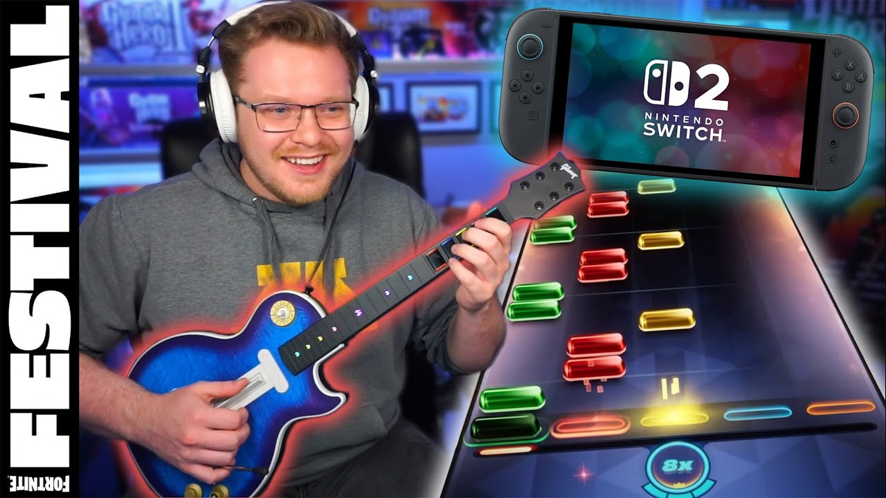 I got a Switch 2 so I could FC Paradise City with the CRKD guitar