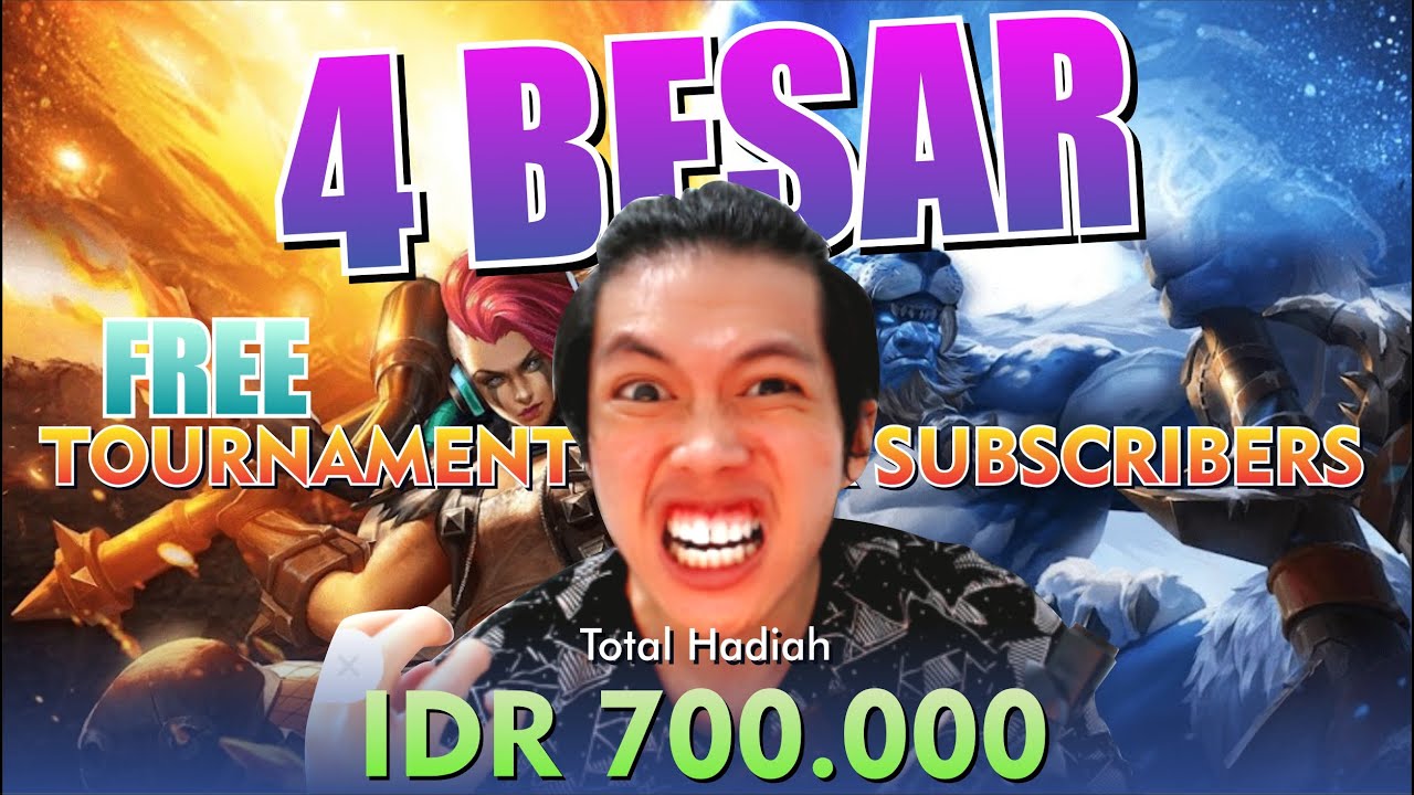 TOURNAMENT 4 BESAR ANTAR SUBSCRIBERS PALING BERGENGSI  | KiTaro | Mobile Legends
