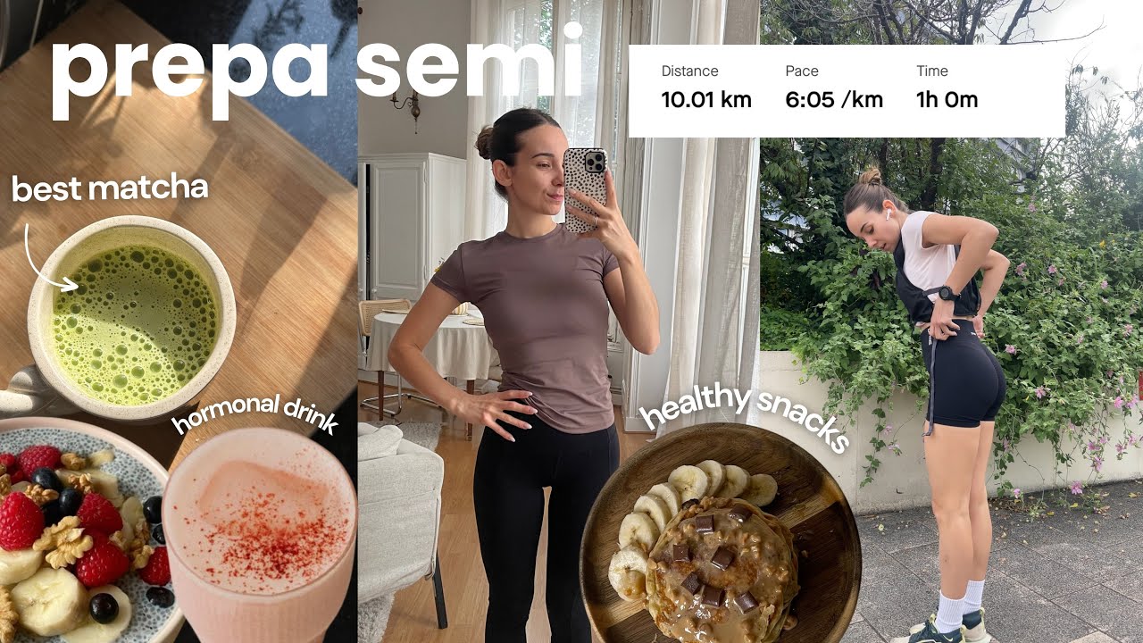 4 weeks pour préparer un *SEMI MARATHON*: reprise du running, motivation l weeklyvlog #courseapieds