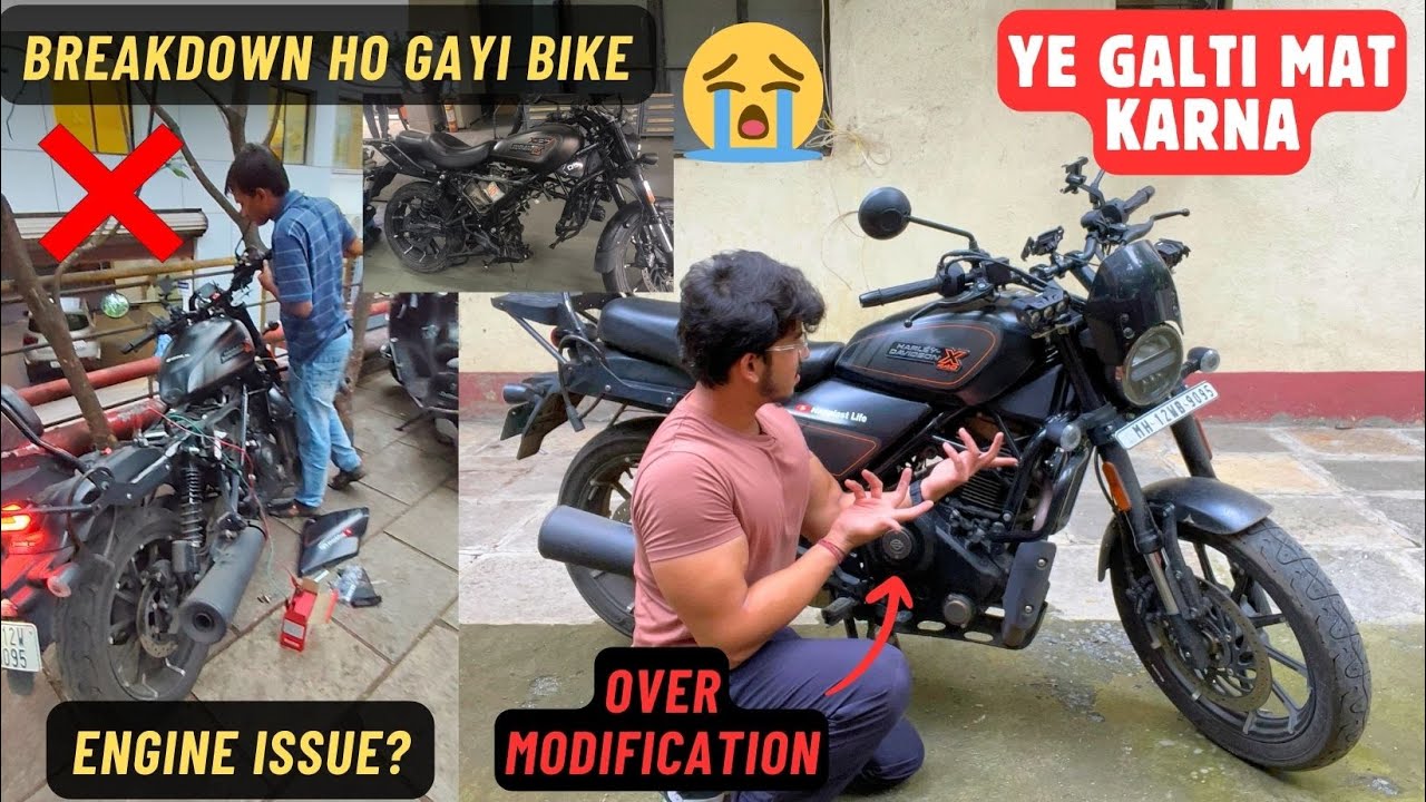 Harley Davidson X440 Breakdown Ho Gayi Beech Raste Me Battery Issue? Engine Issue? MUST WATCH