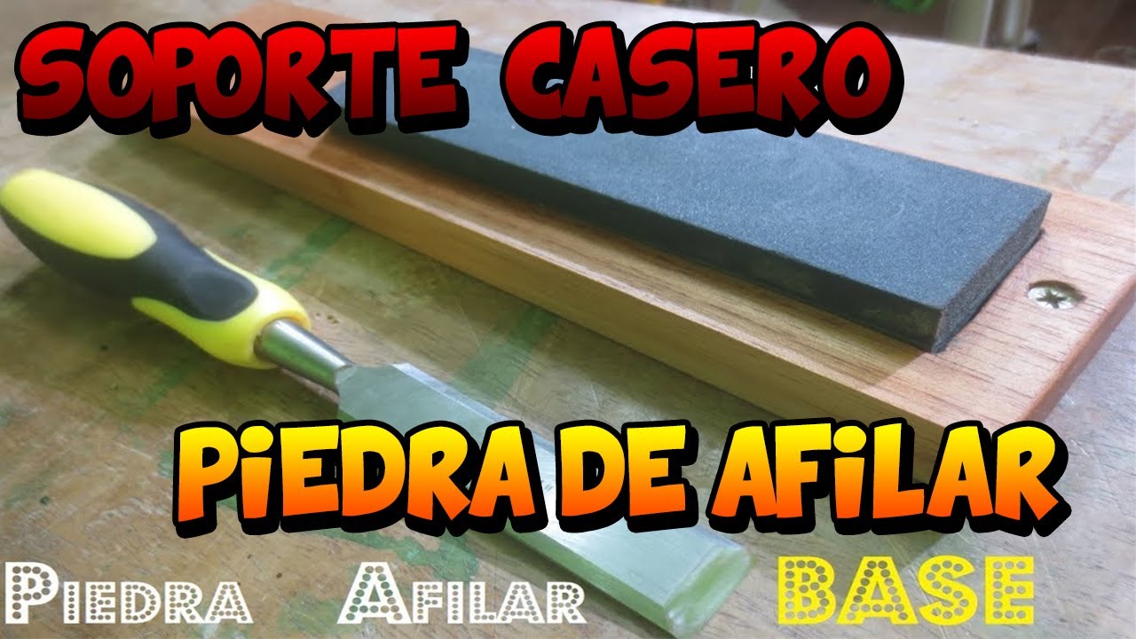 ✔️soporte para piedra de afilar ✔️soporte CASERO para piedras de afilar👍 CASERO #reciclaje