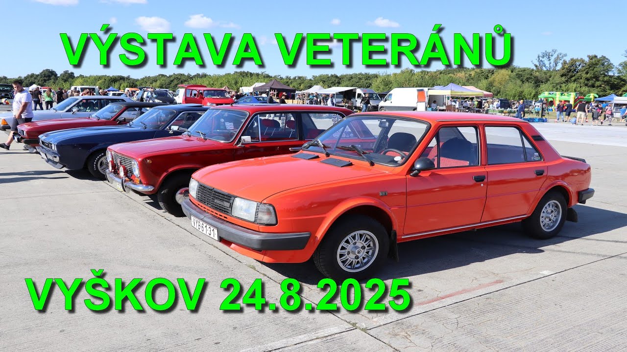 Výstava veteránů Vyškov 24.8.2025