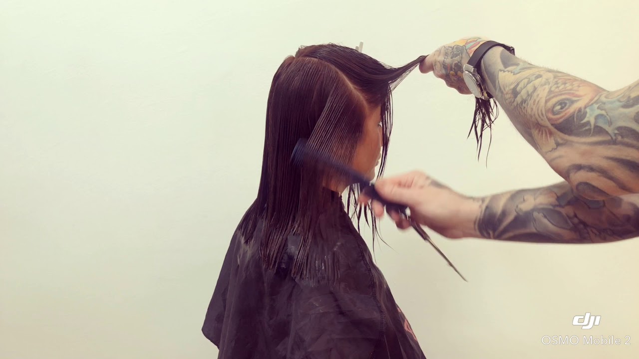 ONE LENGTH HAIRCUT TUTORIAL TECHNIQUES BY HCA