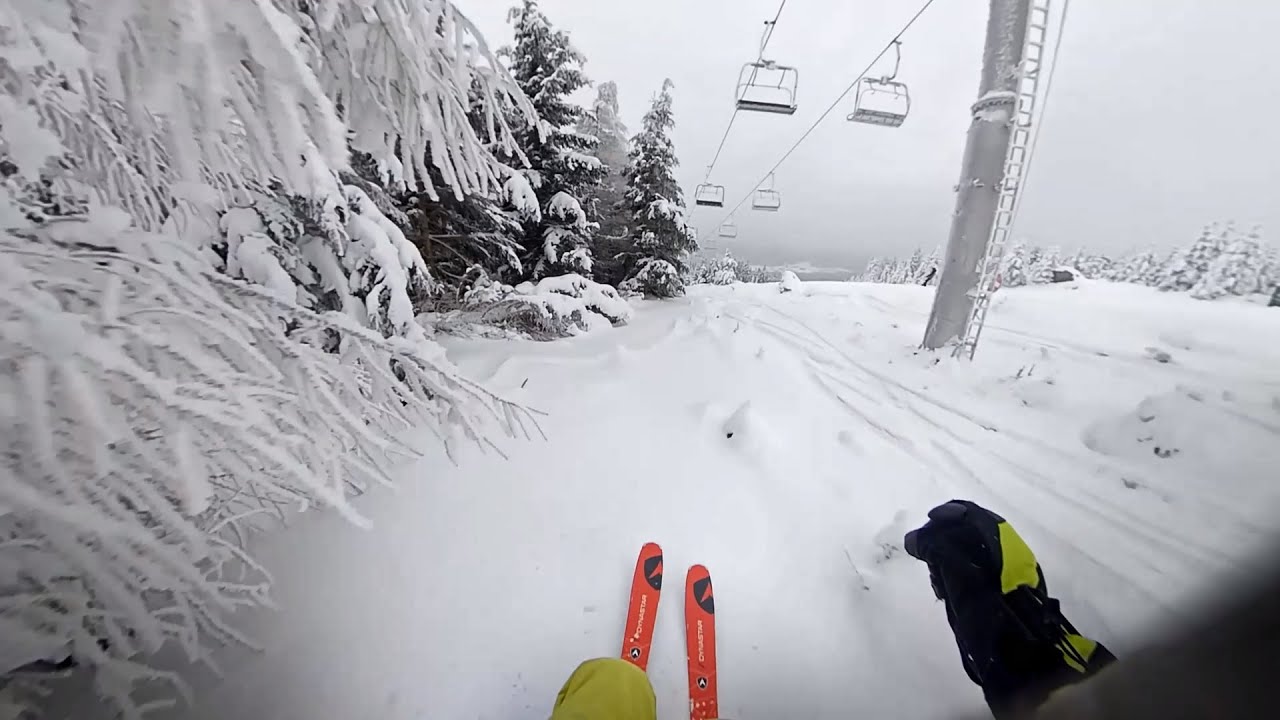 Czarna Góra 17.12.2022 #powderalert | freeride off piste powder skiing