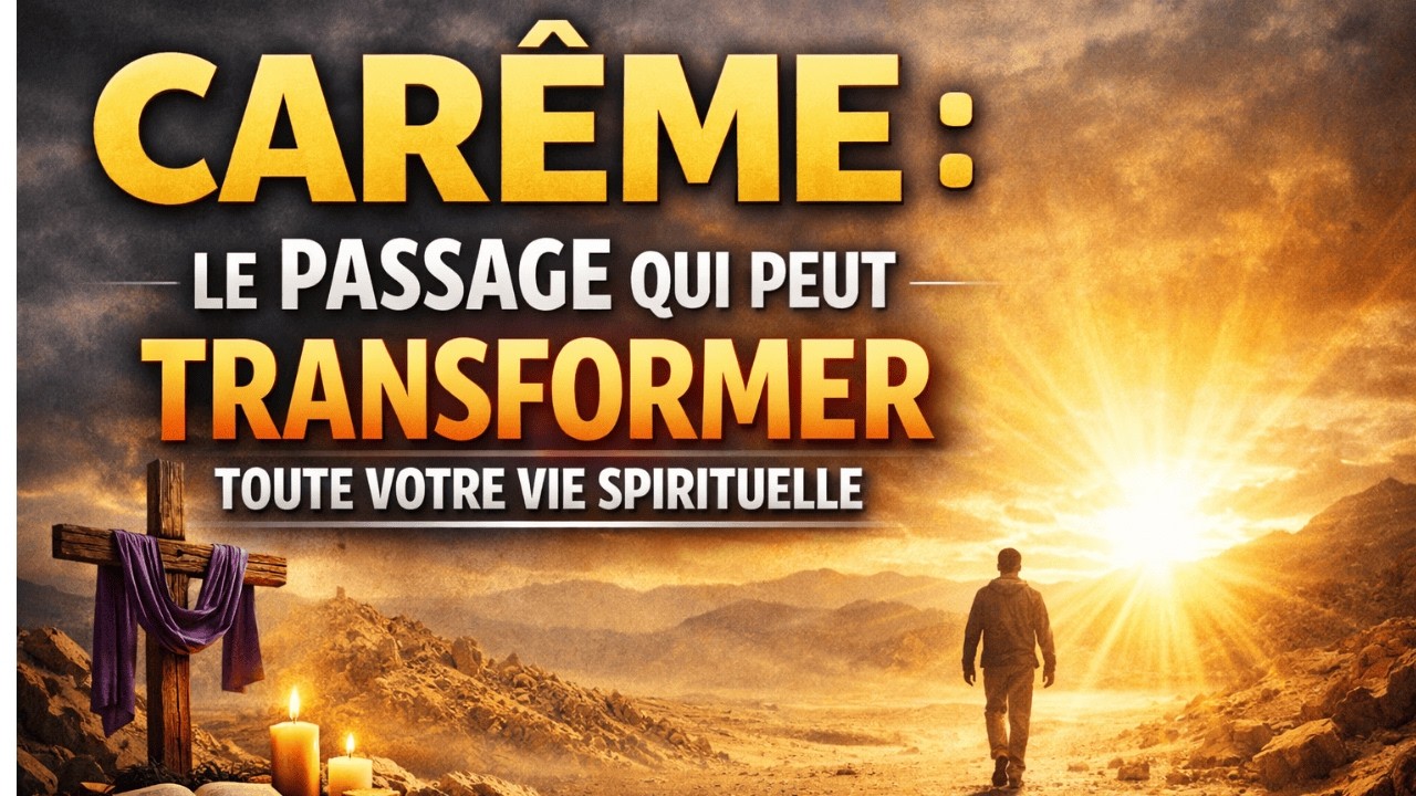 CARÊME : LE PASSAGE QUI PEUT TRANSFORMER TOUTE VOTRE VIE SPIRITUELLE