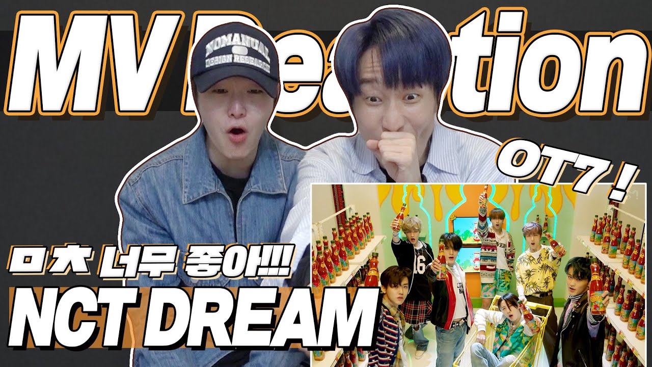 eng) NCT DREAM 'Hot Sauce' MV Reaction | 엔시티 드림 맛 뮤직비디오 리액션 | Korean Fanboy Moments | J2N VLog