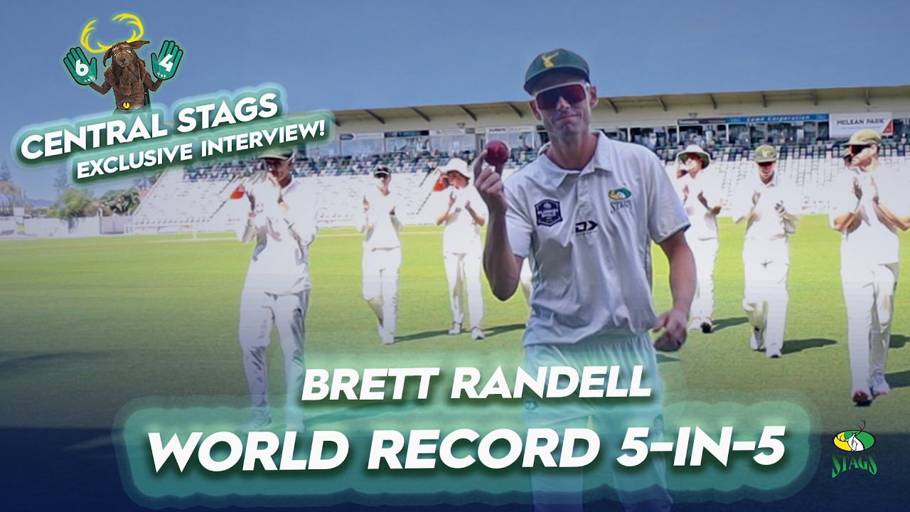 Brett Randell on his world record 5  first-class wickets in 5 balls
