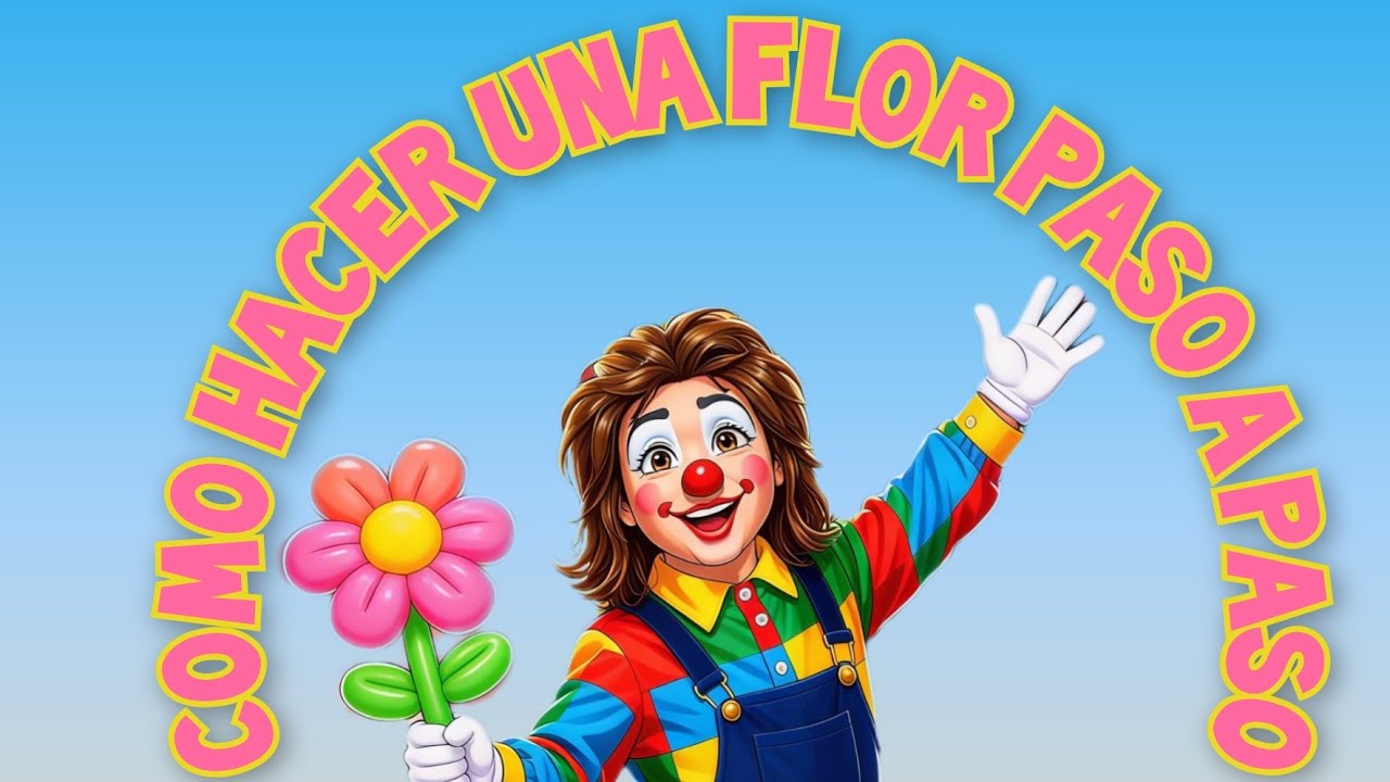 globoflexia como hacer una flor paso a paso 
