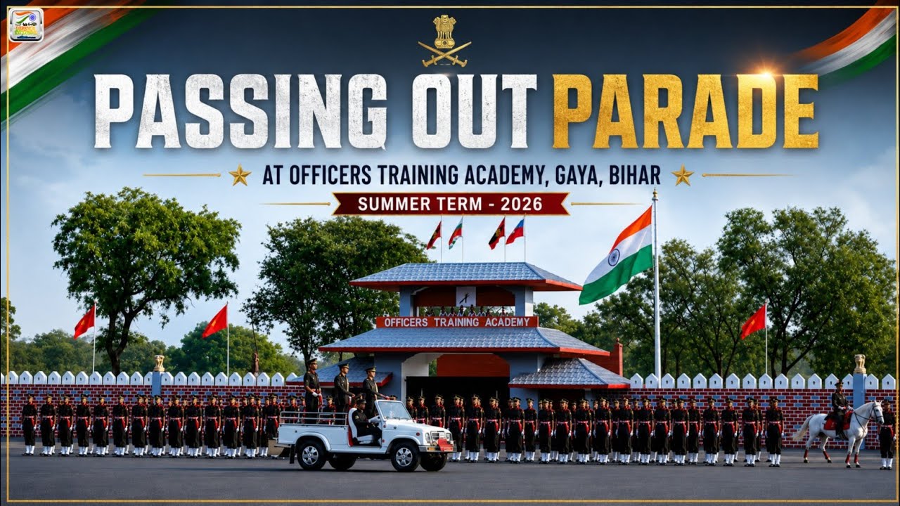 Passing Out Parade At Officers Training Academy Gaya, Bihar Summer Term - 2026 | OTA Gaya | OTA POP