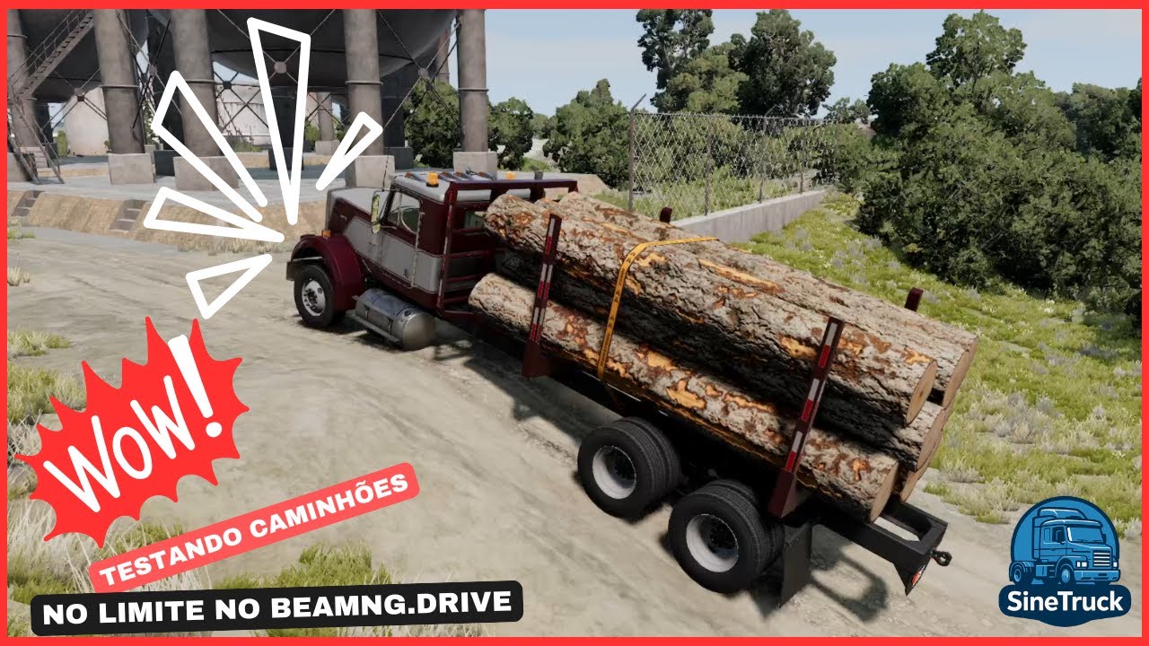 TESTANDO CAMINHÕES no LIMITE no BeamNG.drive – Cargas Pesadas, Estradas Perigosas e Física Real!