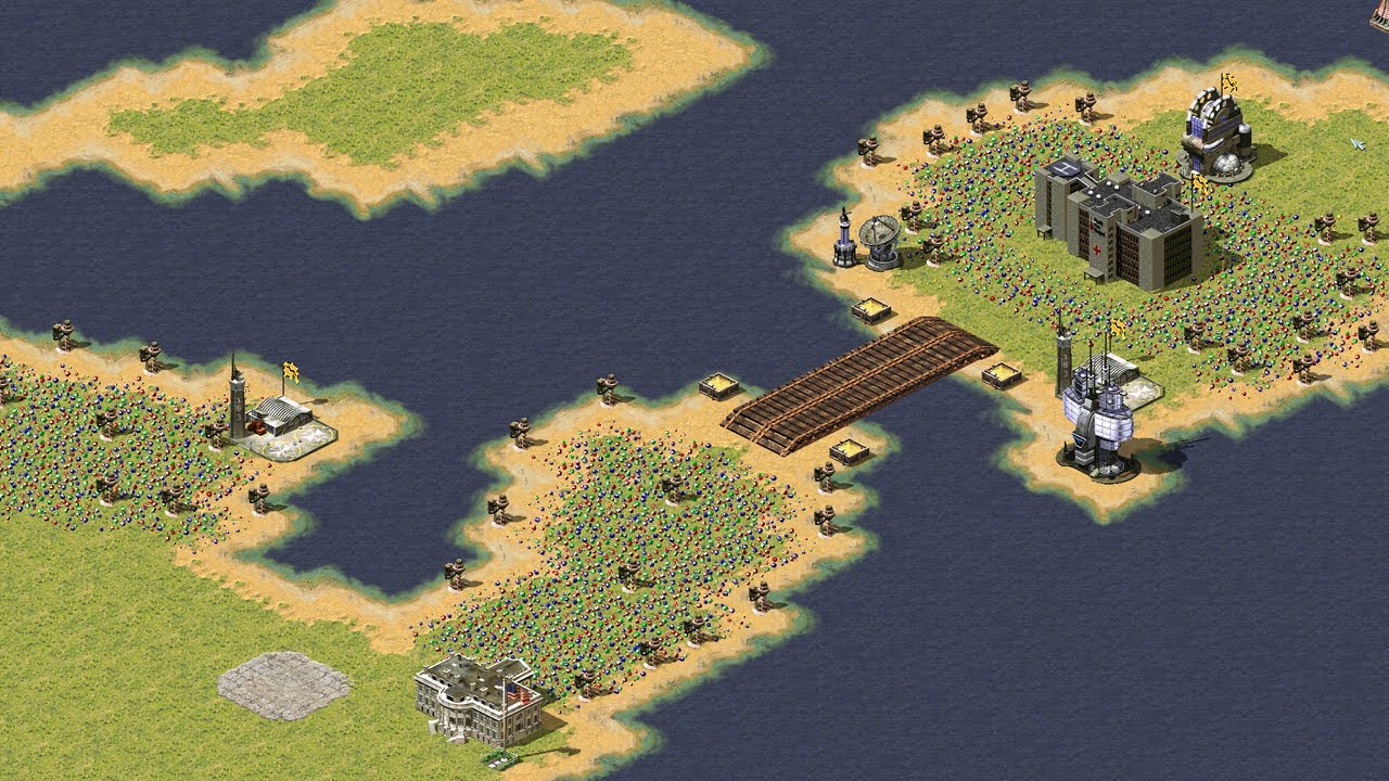 Red Alert 2 | Yuri's Revenge | 7 vs 1 | World map | Extra hard | south america