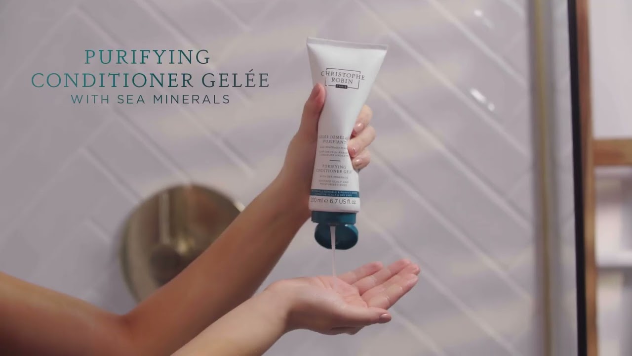 Christophe Robin How To Use Purifying Scrub With Sea Salt + Conditioner With Sea Minerals