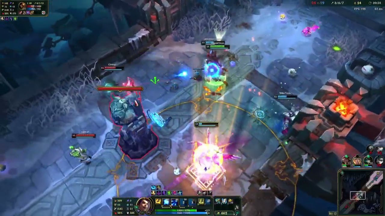 league