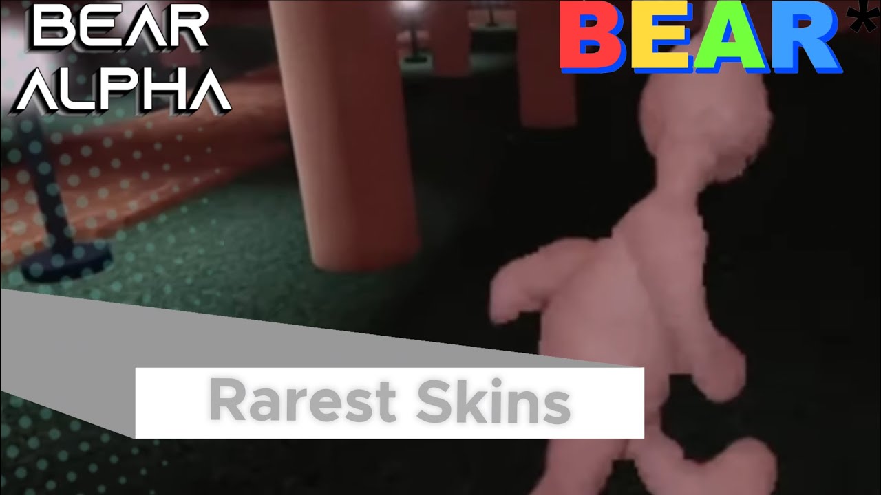 Top 20 Rarest Skins in Bear.