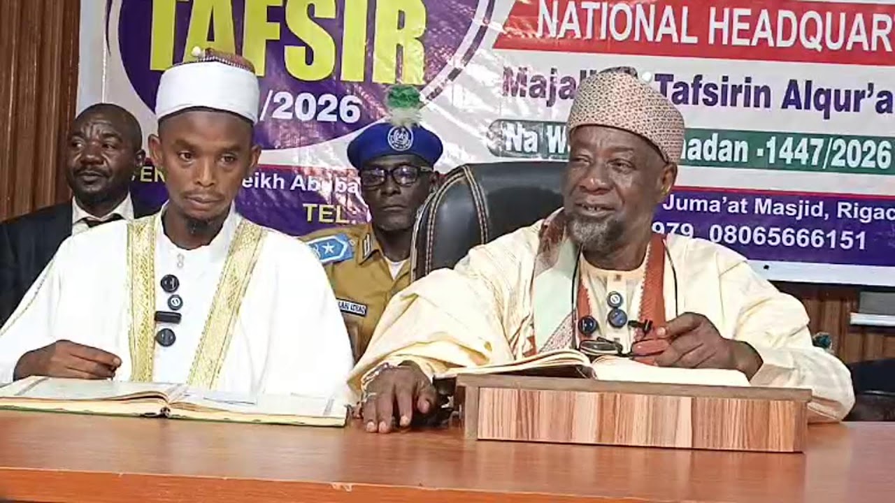 24 Ramadan Tafsir 1447H-2026 Sheikh Yusuf Muhammad Sambo Rigachikum