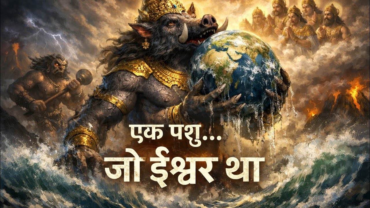 एक पशु… जो ईश्वर था | Varaha Avatar Katha | जब भगवान नींव बन गए
