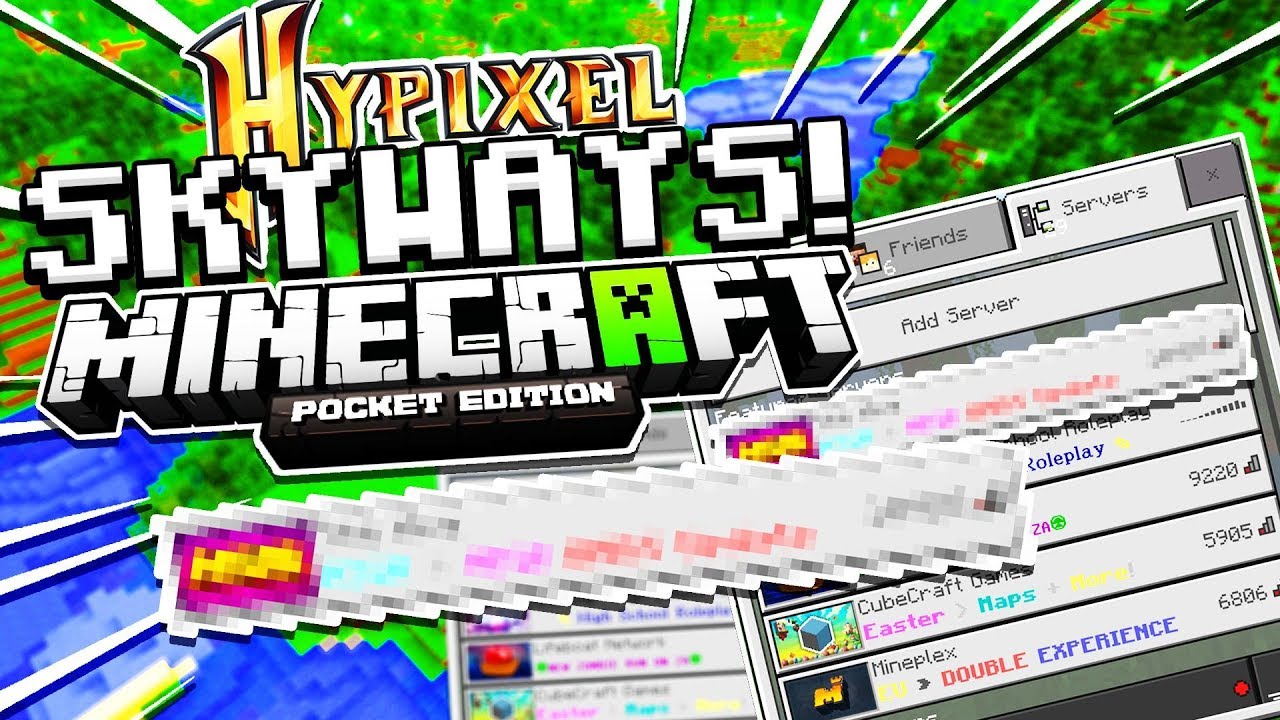 HYPIXEL SKYWARS SERVER IN MCPE!
