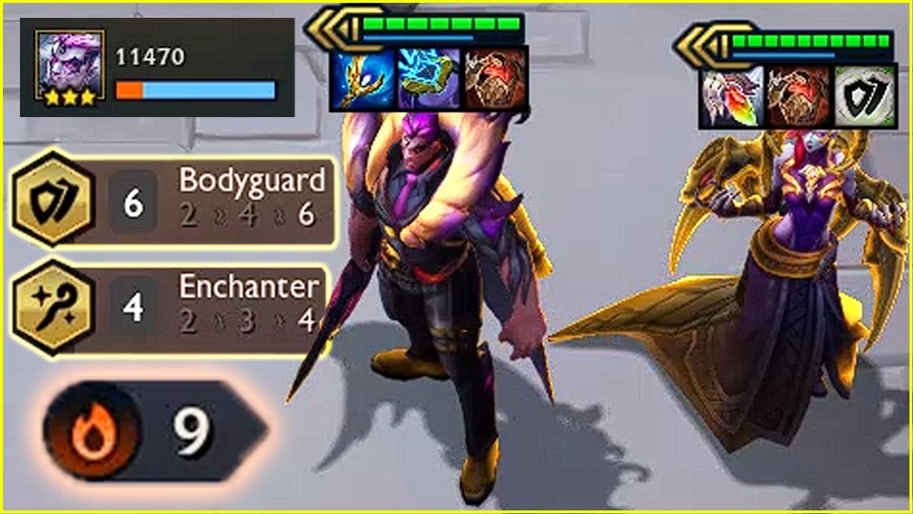 Archangel Darius / Bodyguard Morgana 6 Bodyguard + 4 Enchanter | TFT Set 6.5