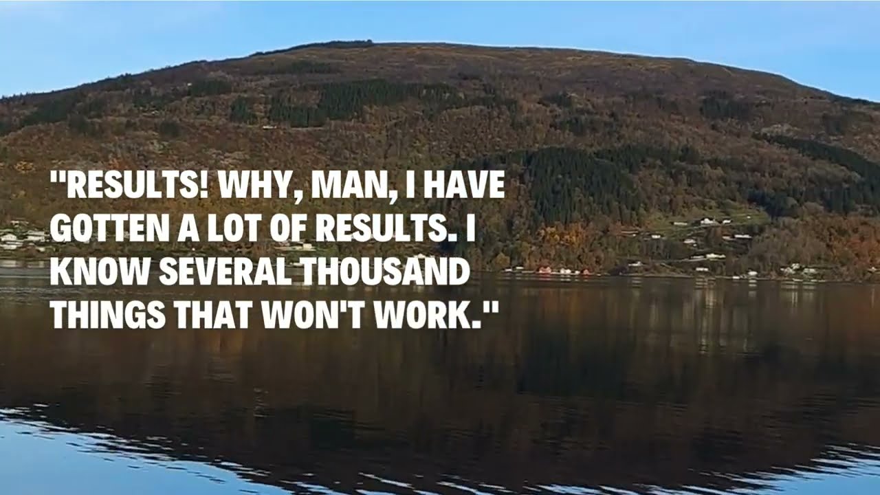 Famous quotes by Thomas Edison