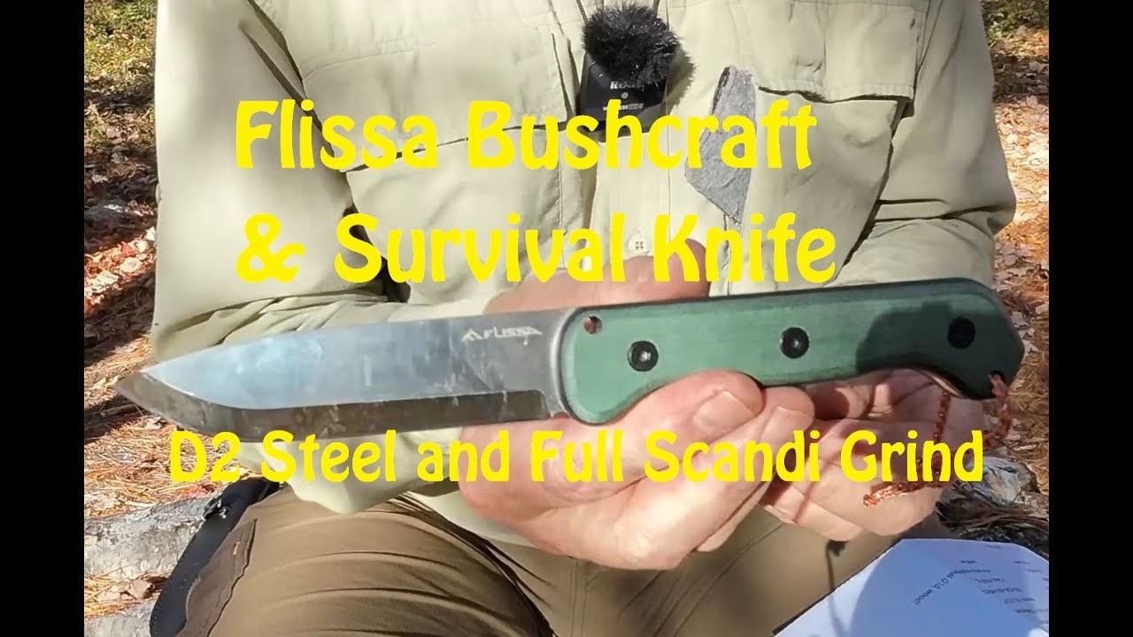 Нож для выживания и выживания Flissa