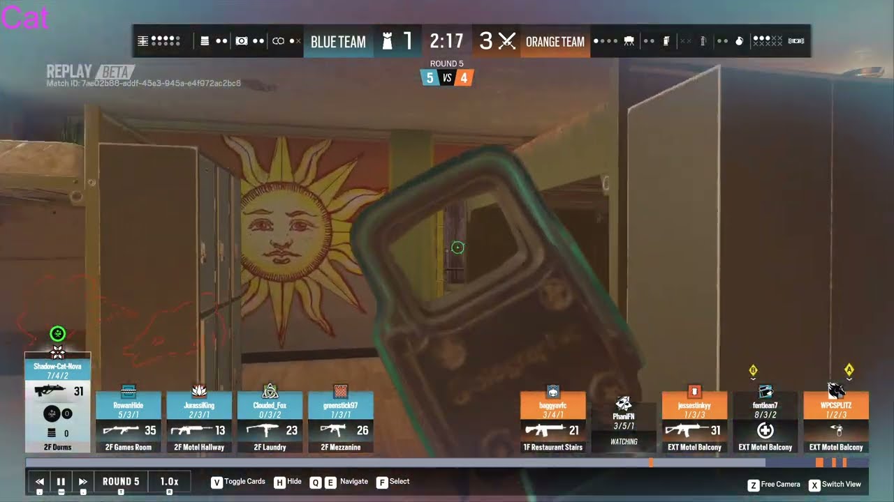 Siege clips: Cat's 9 and 4 on Outback