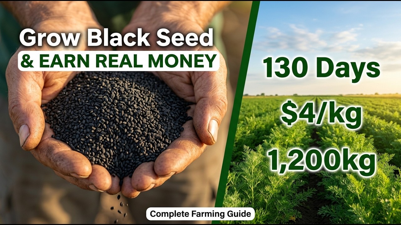 How to Grow Black Seed (Nigella Sativa)│Complete Guide:Planting, Harvesting & Proven Health Benefits