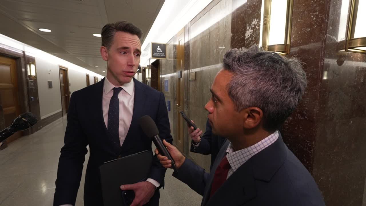 Josh Hawley attacks Dem proposal to rein in ICE