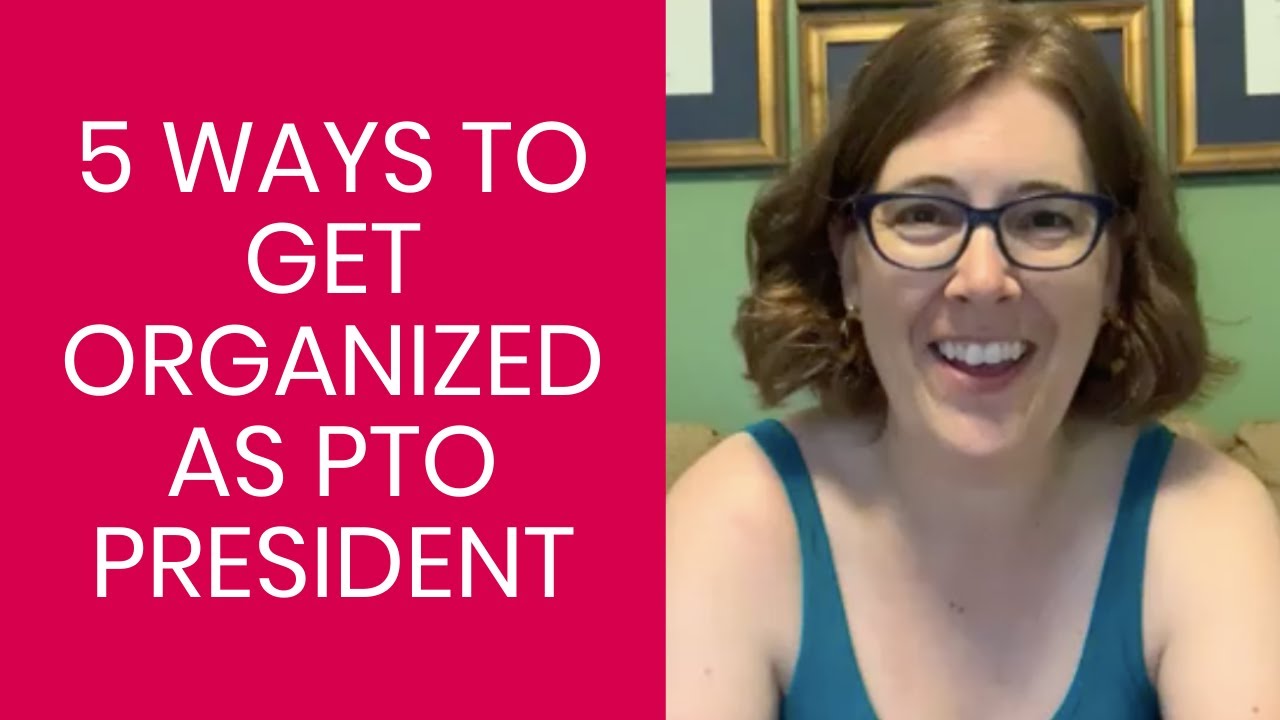 5 Ways to Get Organized as PTO President / PTA President [Using a Planner!]