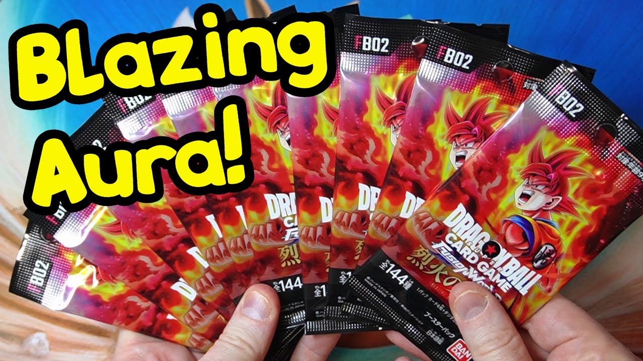 Dragon Ball Super Card Game Fusion World Blazing Aura Pack Opening!