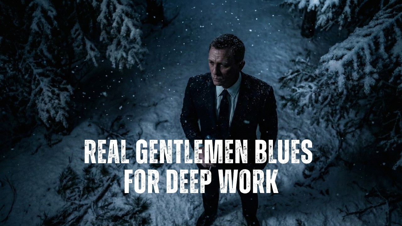 Real Gentlemen Blues for Deep Work | Music for Men with Unshakable Purpose