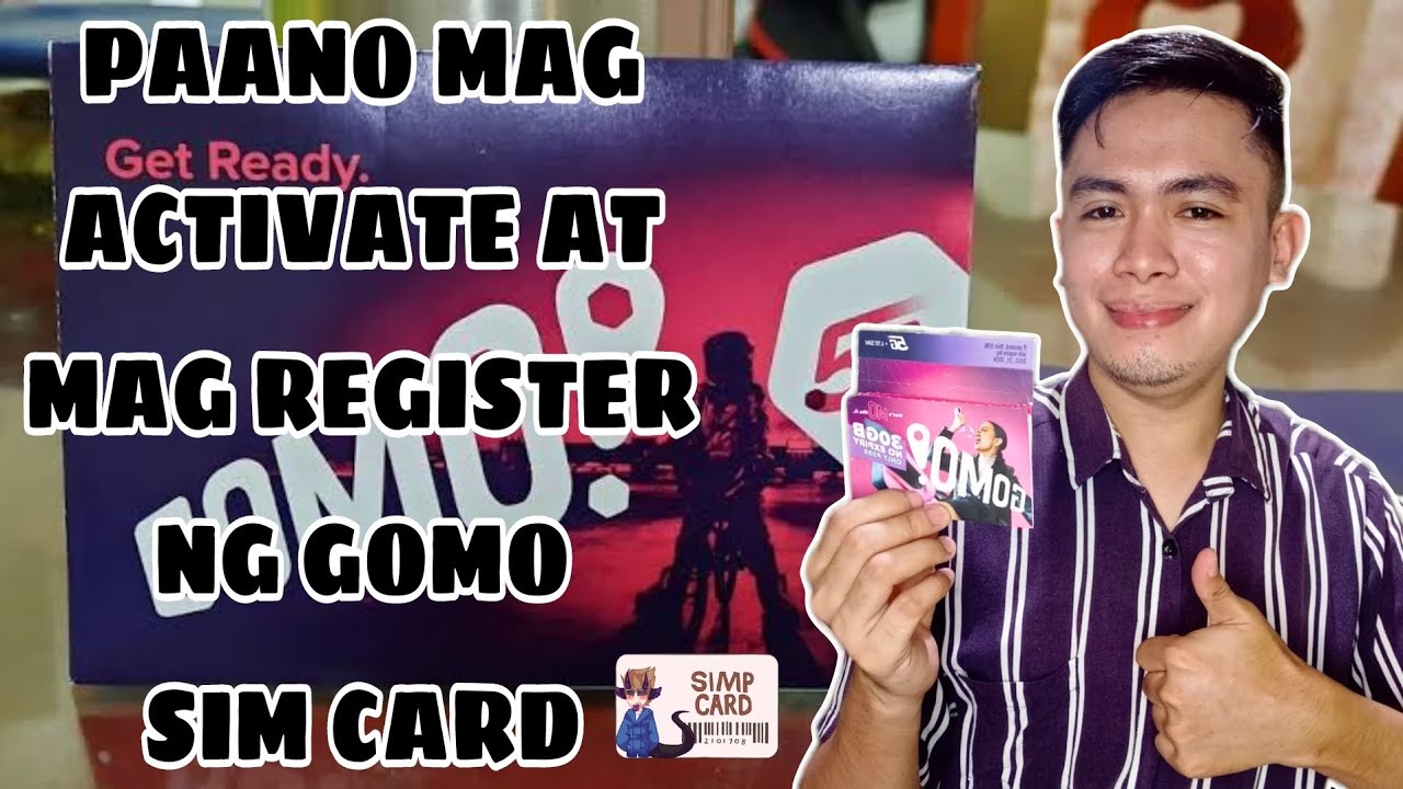 PAANO MAG ACTIVATE AT MAG REGISTER NG GOMO SIM CARD | Edz Econg