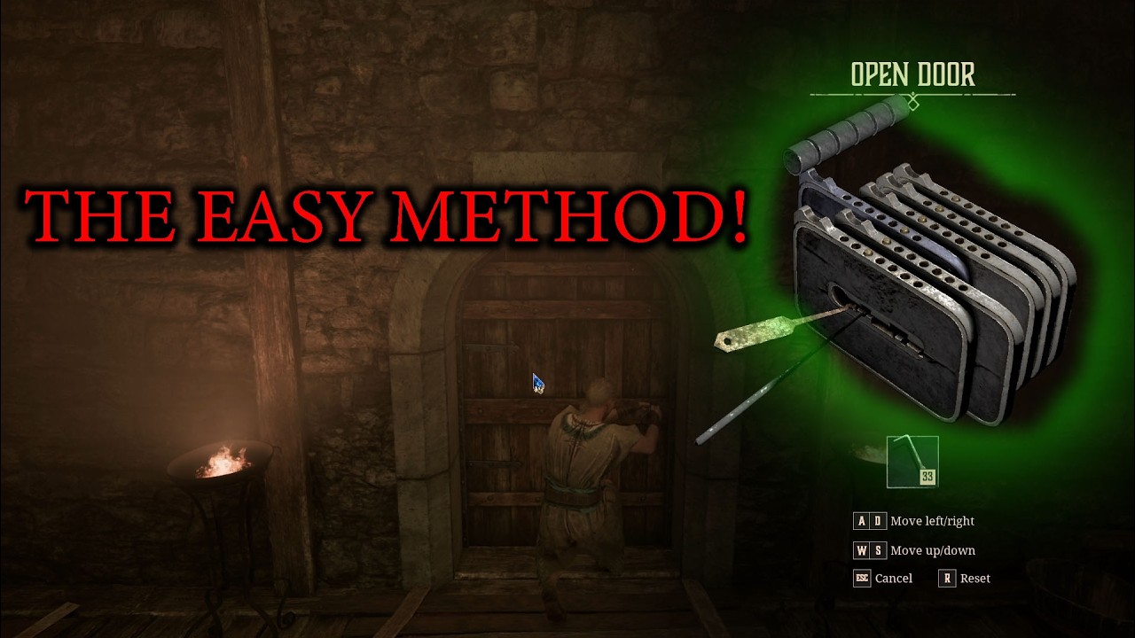 The best way to lockpick in Gothic Remake