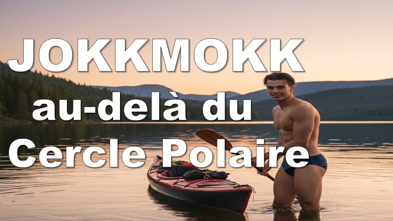 JOKKMOKK première ville au dessus du CERCLE POLAIRE, les lacs, les forêts au nord de la Suède