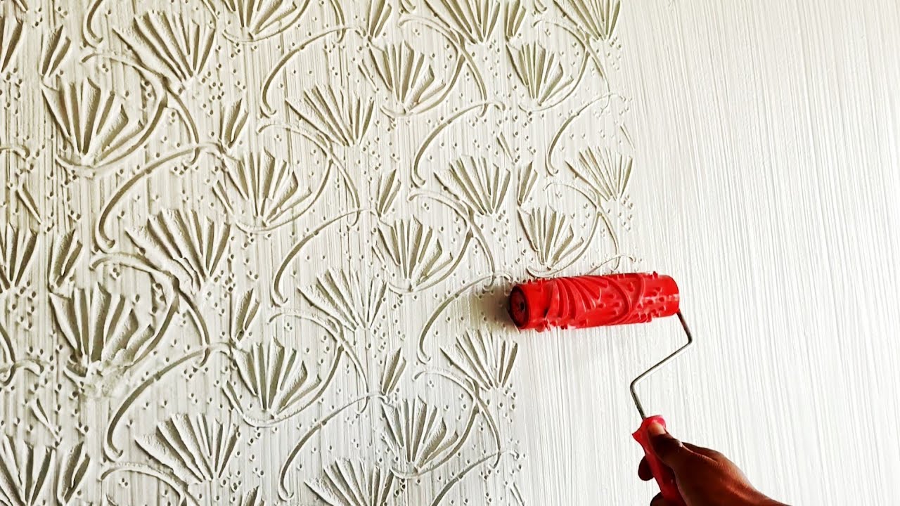 try this pattern rubber rollers make easy texture design