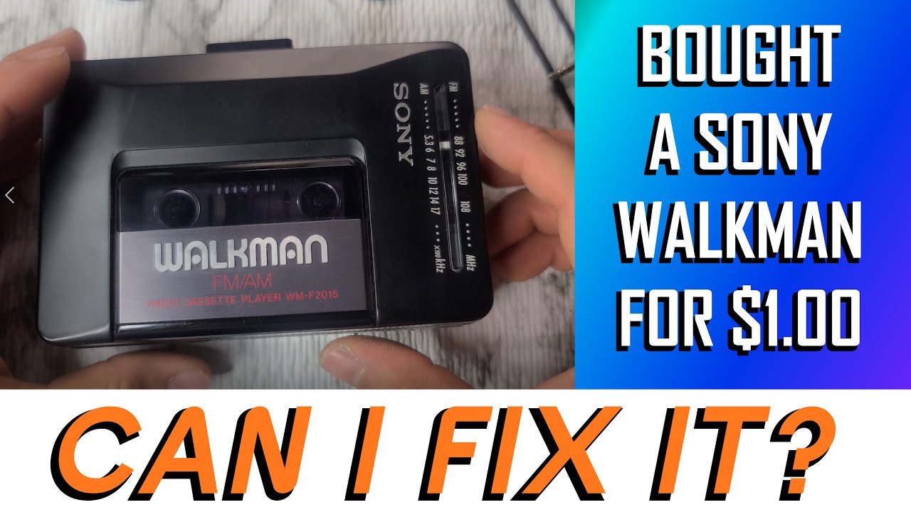 How to fix a walkman wf2015 by replacing bands.
