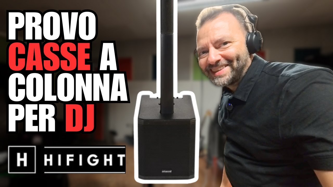 PROVO DELLE CASSE A COLONNA PER DJ | HIFIGHT ArtSound PWR12
